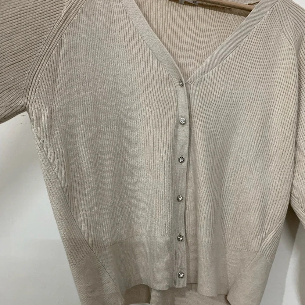 Cream Color Cardigan - Picture 3 of 7
